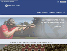 Tablet Screenshot of precisiondelta.com